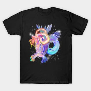 Colorful Rainbow Capricorn symbol image astrology zodiac art T-Shirt